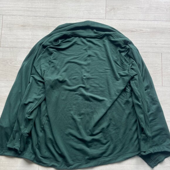 Athleta Dark Green Open Cardigan - Picture 3 of 4